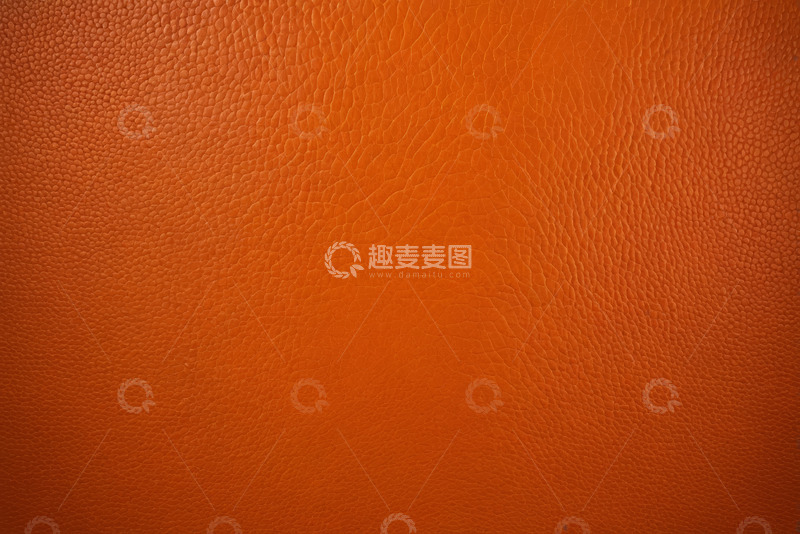高清大图下载【趣麦麦图】橙色皮革纹理素材