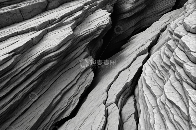 高清大图下载【趣麦麦图】纹理独特的岩石自然景观