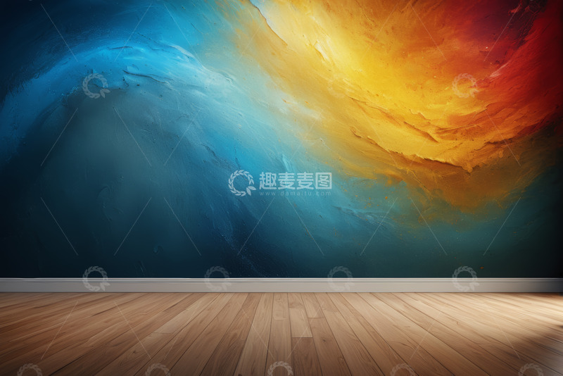 高清大图下载【趣麦麦图】室内抽象艺术背景墙面