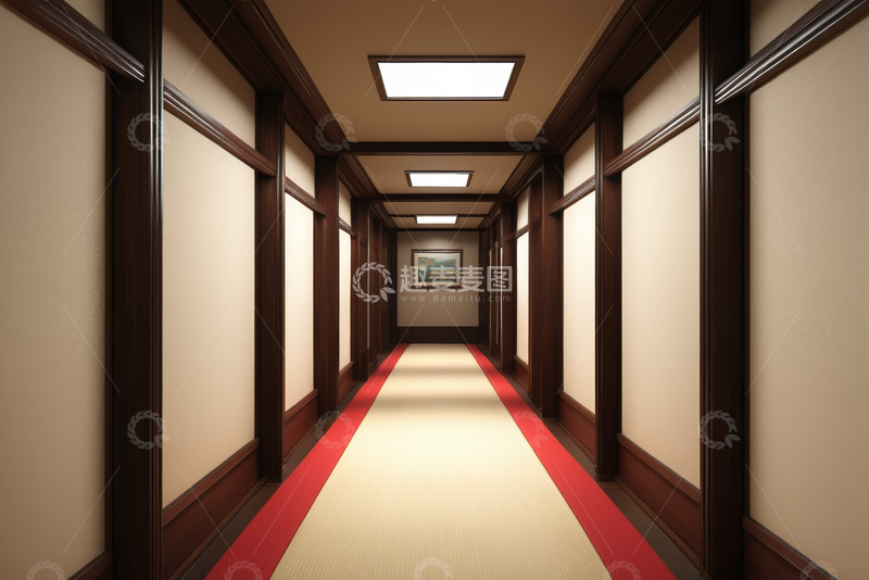 高清大图下载【趣麦麦图】室内走廊过道装饰场景