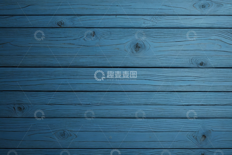 高清大图下载【趣麦麦图】蓝色木板纹理背景