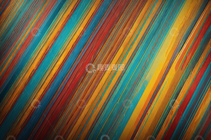 高清大图下载【趣麦麦图】多彩抽象条纹艺术背景