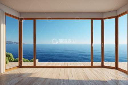 海景房室内大窗户景观