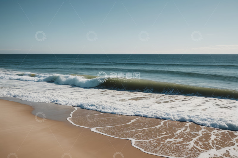 高清大图下载【趣麦麦图】海滩海浪自然风光