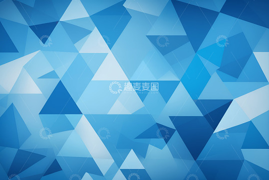 蓝色多边形背景设计素材