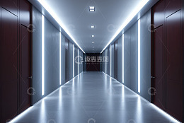 现代风格走廊过道场景
