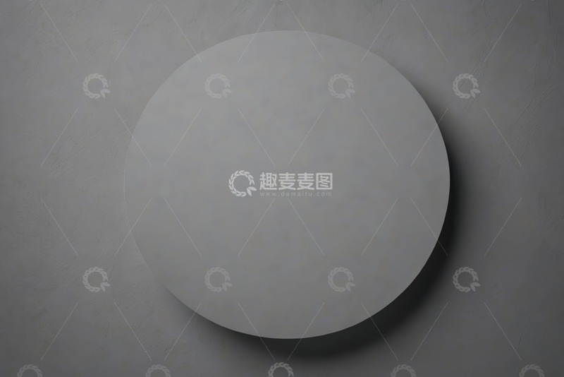 高清大图下载【趣麦麦图】灰色背景上的圆形物体