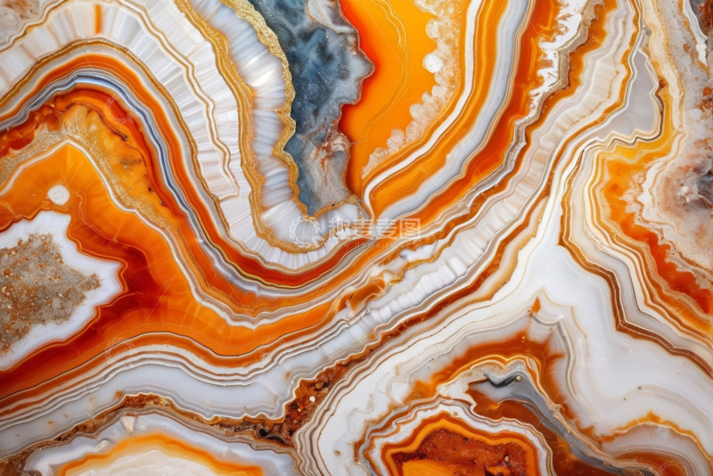 高清大图下载【趣麦麦图】多彩玛瑙纹理图案背景