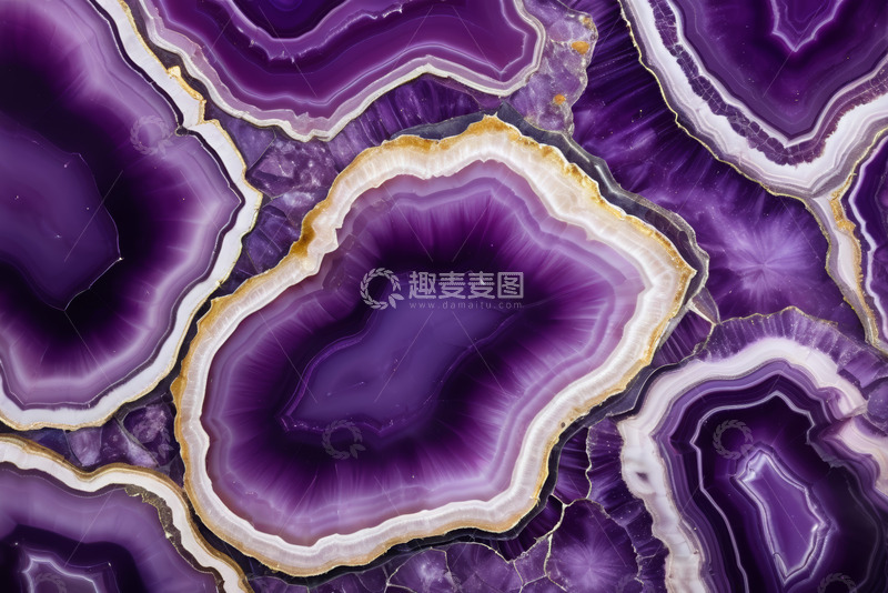 高清大图下载【趣麦麦图】紫色玛瑙纹理图案