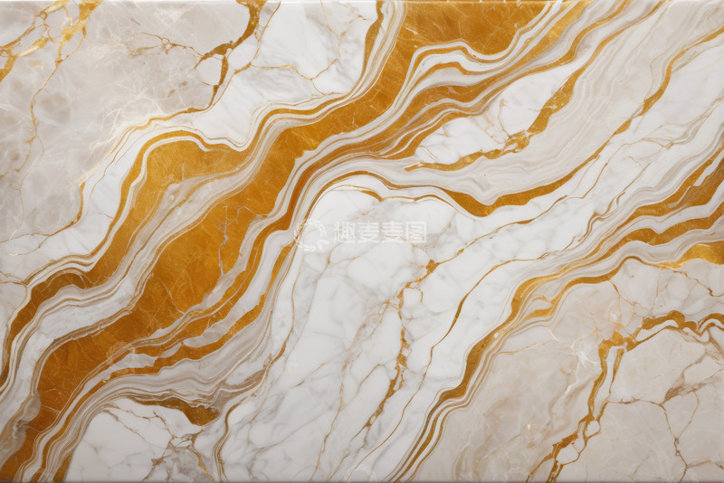 高清大图下载【趣麦麦图】金色纹理大理石背景素材