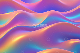 绚丽多彩抽象流体背景
