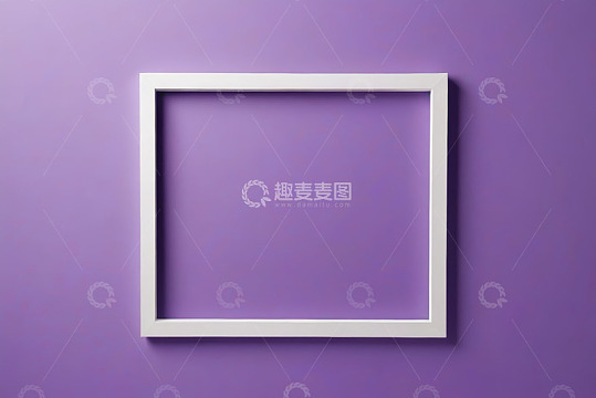紫色背景白色框架