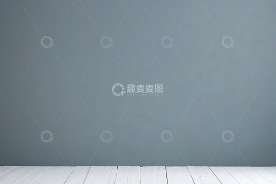浅灰色背景白色木质地板素材