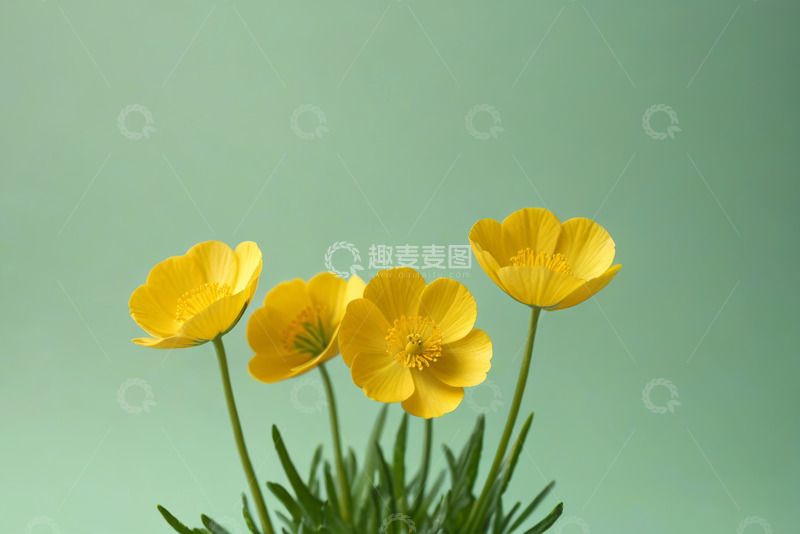 高清大图下载【趣麦麦图】黄色花朵特写自然风景