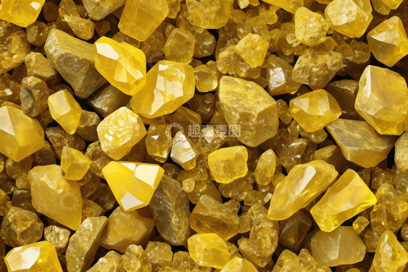 高清大图下载【趣麦麦图】黄色宝石特写素材