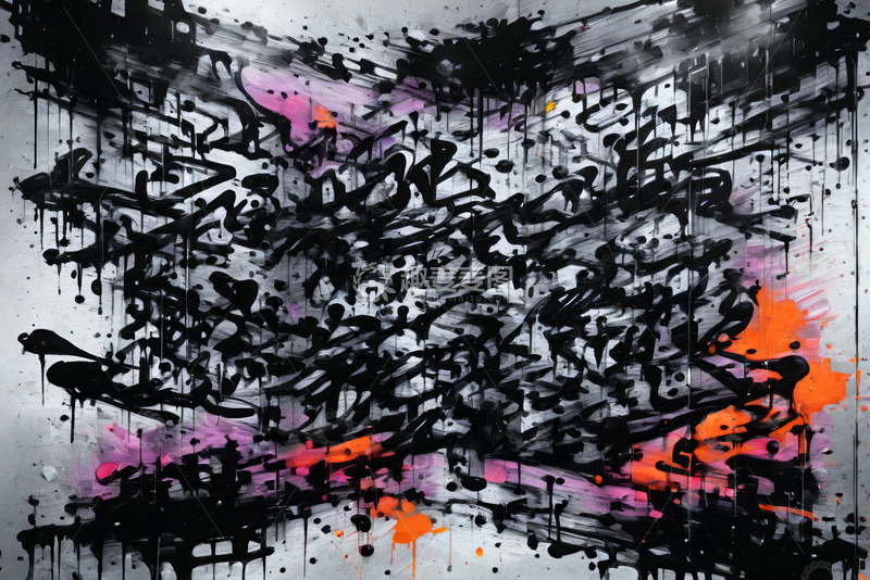 高清大图下载【趣麦麦图】抽象涂鸦艺术背景画面