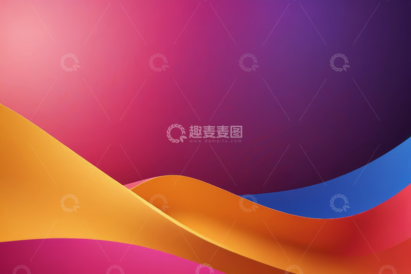 高清大图下载【趣麦麦图】渐变色彩抽象背景素材