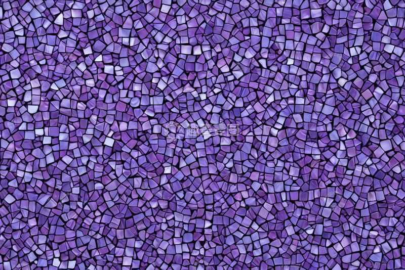 高清大图下载【趣麦麦图】紫色马赛克纹理背景图案