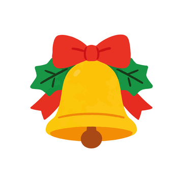 卡通风圣诞铃铛图案设计素材