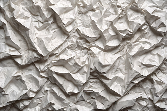 白色褶皱纸张纹理素材
