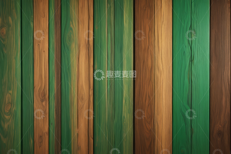高清大图下载【趣麦麦图】多彩木板纹理背景