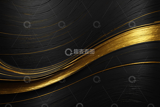 黑金抽象线条背景图