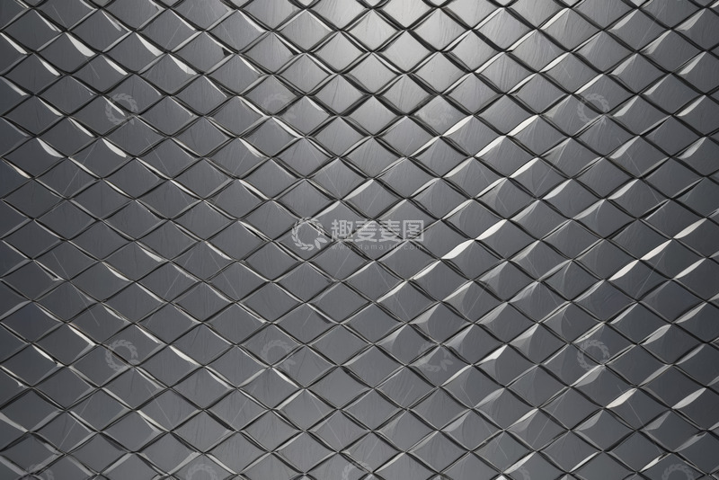 高清大图下载【趣麦麦图】金属菱形纹理背景