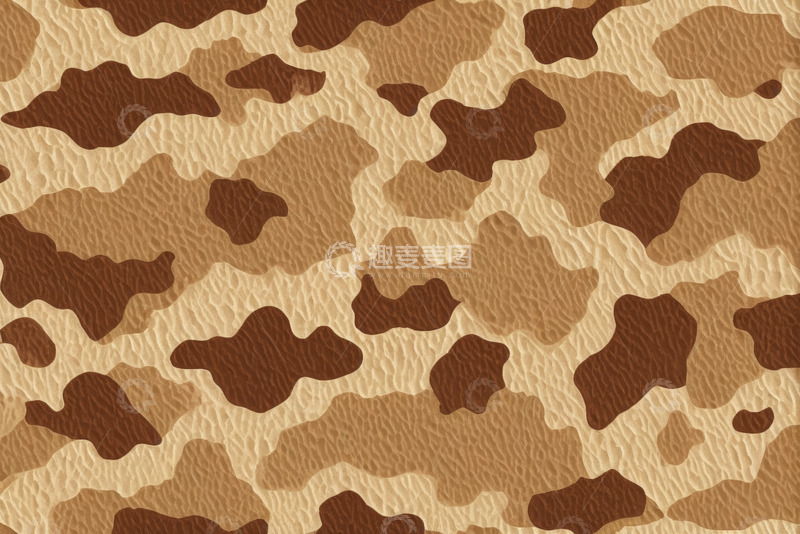 高清大图下载【趣麦麦图】棕色迷彩图案背景