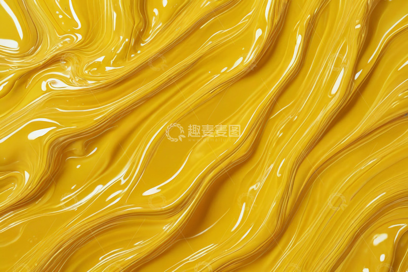 高清大图下载【趣麦麦图】黄色液体流动纹理素材