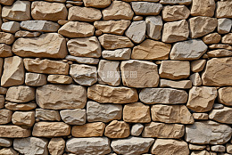 石块堆砌的墙面纹理素材
