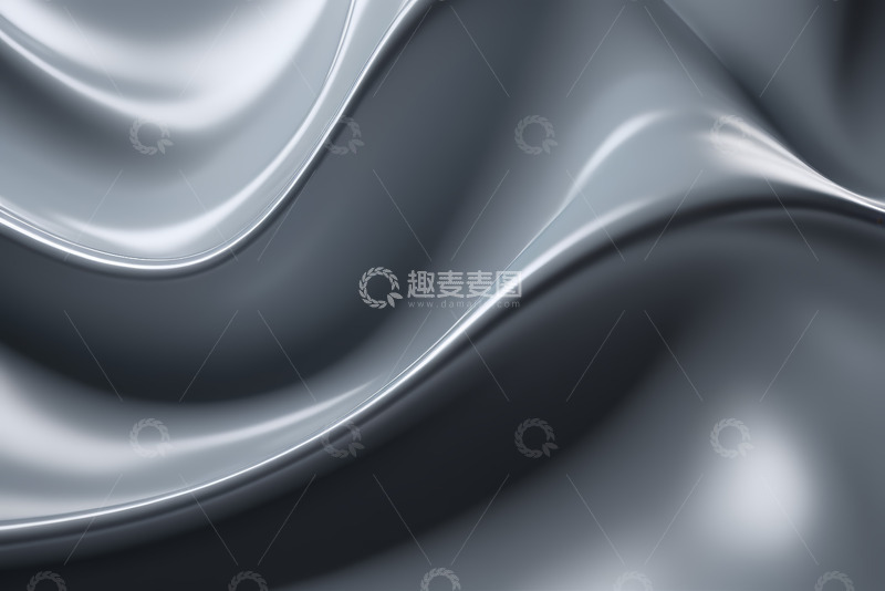 高清大图下载【趣麦麦图】银灰色抽象光滑背景纹理