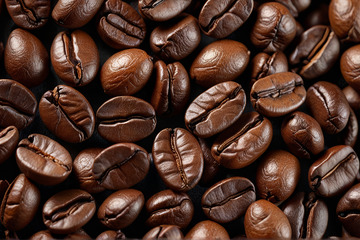 特写咖啡豆素材