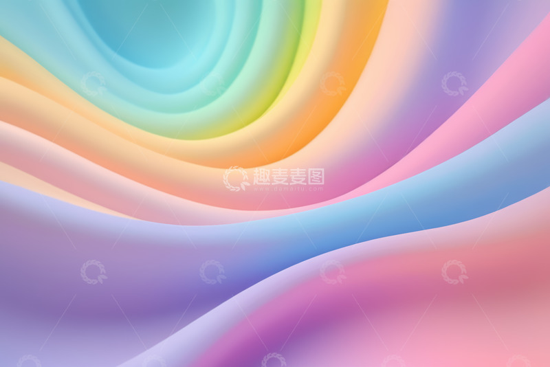 高清大图下载【趣麦麦图】多彩渐变抽象背景