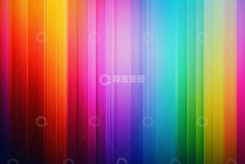 高清大图下载【趣麦麦图】彩色渐变条纹背景素材