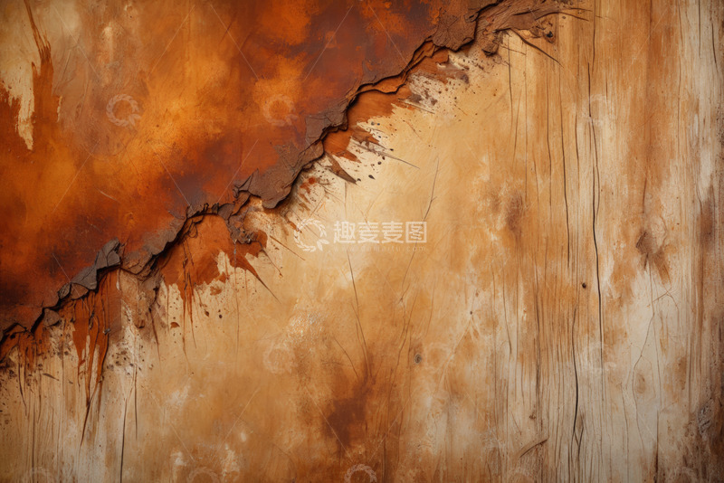 高清大图下载【趣麦麦图】带有锈迹纹理的木质背景
