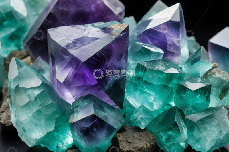 高清大图下载【趣麦麦图】多彩宝石矿物特写