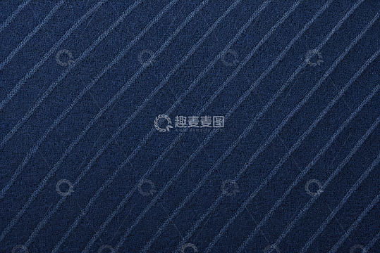 深蓝色条纹纺织品特写