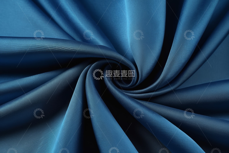 高清大图下载【趣麦麦图】蓝色织物纹理特写