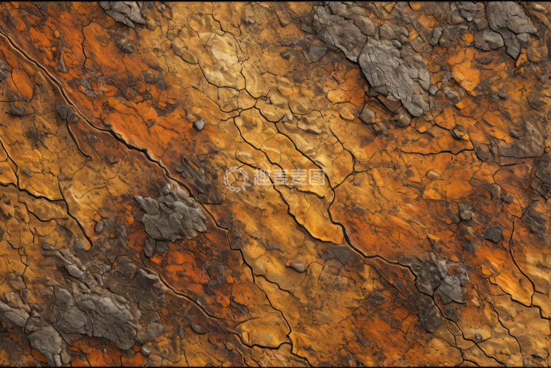 高清大图下载【趣麦麦图】干裂土地纹理特写