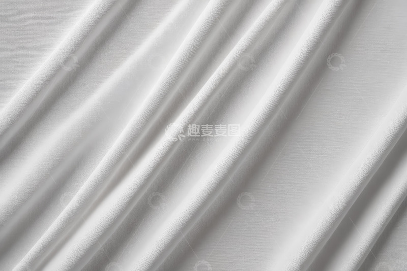 高清大图下载【趣麦麦图】白色织物纹理特写