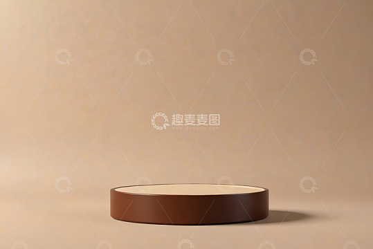 现代圆形产品展示台