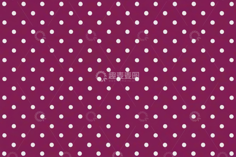 高清大图下载【趣麦麦图】紫色背景白色波点图案