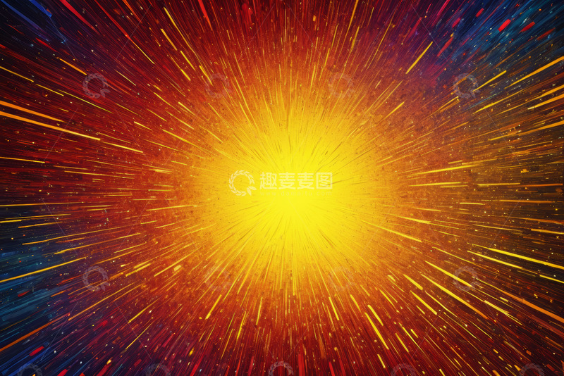 高清大图下载【趣麦麦图】放射状光芒背景素材