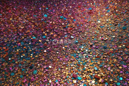 彩色亮片装饰背景