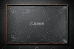 带框黑色黑板素材