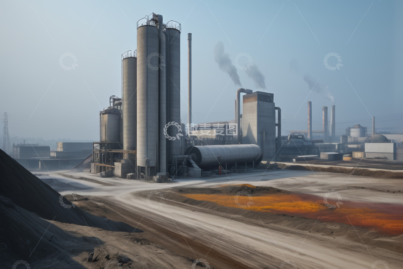 高清大图下载【趣麦麦图】工业工厂全景