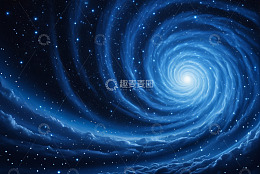 梦幻宇宙星云旋涡景象