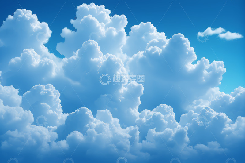 高清大图下载【趣麦麦图】蓝天白云自然风光素材