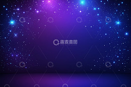 紫色星空背景素材