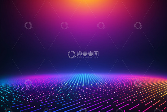 渐变背景发光点状图案